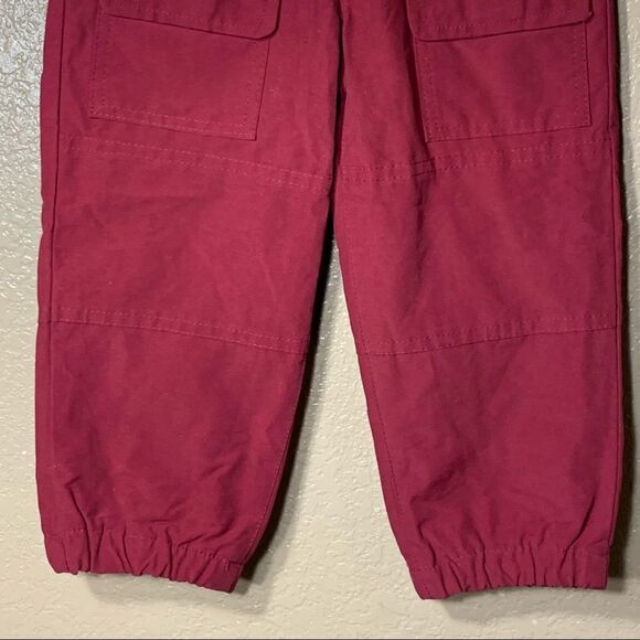 ‎Gymboree toddler boy maroon joggers - Picture 3 of 8